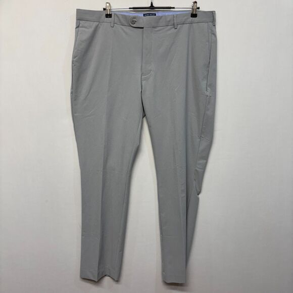 Peter Millar Crown Crafted Men Golf Chino Performance Pants 40x32 Gray D024 -2 - Picture 1 of 16